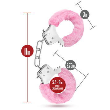 Temptasia Furry Cuffs Pink