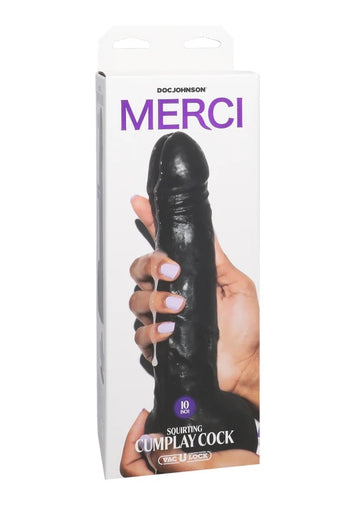 Merci Squirting Cumplay Cock Black Default Title
