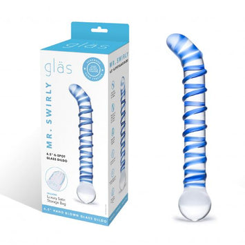 Glas Mr. Swirly 6.5 G-spot Glass Dildo
