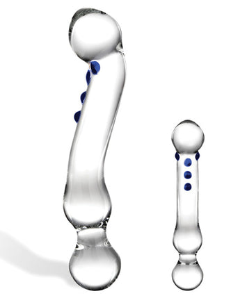 Glas 6 Curved G-spot Glass Dildo