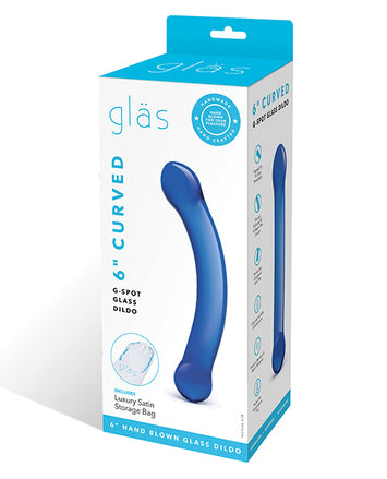 Glas 6 Curved Glass G-spot Dildo