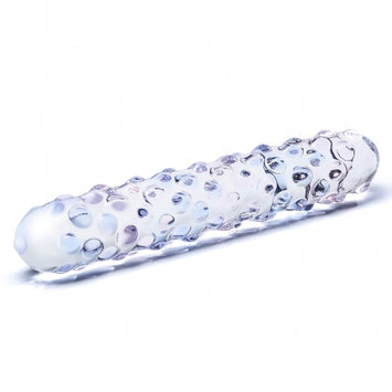 Glas Purple Rose Nubby Dildo Default Title