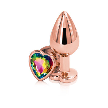 Rear Assets Rose Gold Heart Rainbow Medium