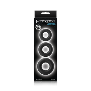 Renegade Super Soft Power Rings Black