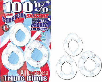 All American Triple Rings Purple