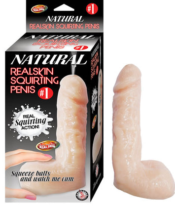 Natural Realskin Squirting Penis #1 Beige