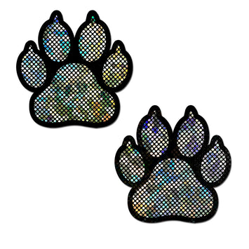 Pastease Paw Print Silver Shattered Disco Ball Default Title