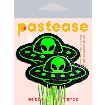 Pastease Ufo Alien Tassels Glow In The Dark Default Title
