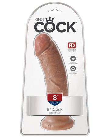 King Cock 8 In Cock Tan Default Title
