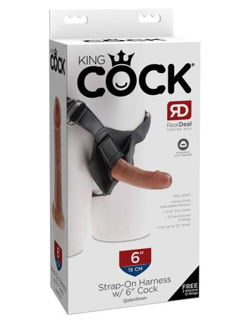 King Cock Strap On Harness Cock