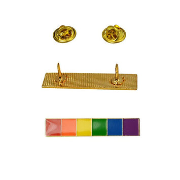 Lapel Pin Rainbow Bar Default Title