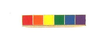 Lapel Pin Rainbow Bar Default Title
