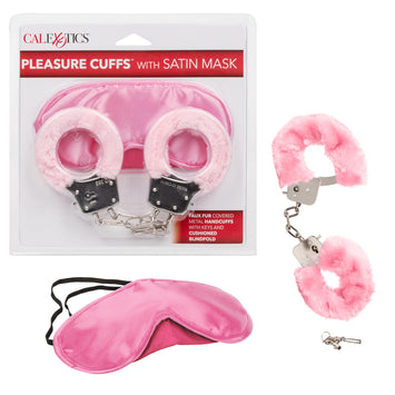 Pleasure Cuffs W/satin Mask Default Title