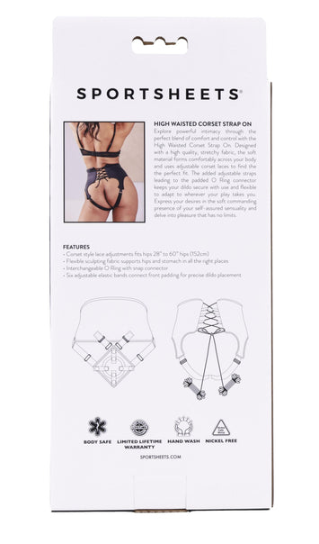 Sportsheets High Waisted Corset Strap On Default Title