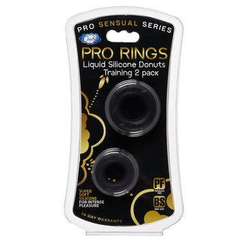 Cloud 9 Pro Rings Liquid Silicone Donuts 2 Pack Black Default Title