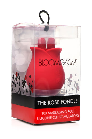 Bloomgasm The Rose Fondle 10x Massaging Rose Clit Stimulator Default Title