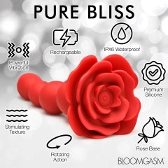 Bloomgasm Rose Twirl Vibrating & Rotating 10x Anal Beads Default Title