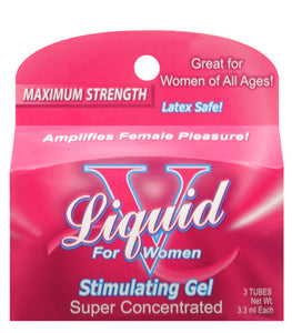 Body Action Liquid V For Women Box (3 Packets)(arousal Gel) Default Title
