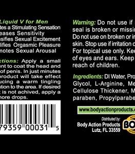 Liquid V Men Bottle .5 Oz Carded Default Title