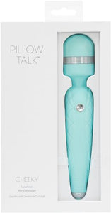 Pillow Talk Cheeky Wand W/swarovski Crystal Crystal Teal