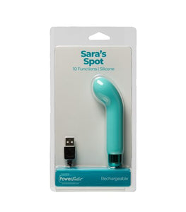 Powerbullet Saras Spot 4in 10 Function Bullet Teal Default Title