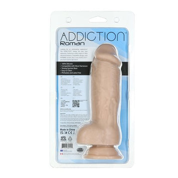 Addiction 100% Roman 8in Silicone Beige Default Title