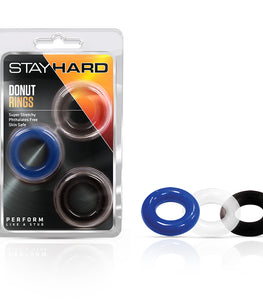 Stay Hard Donut Rings 3 Pack Default Title