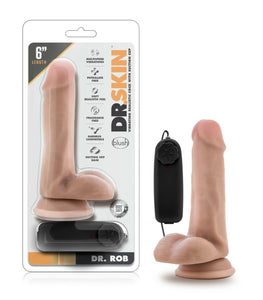 Dr Skin Dr. Rob 6in Cock Vanilla Vibrating Default Title