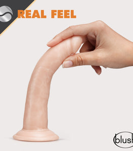 Dr Skin Glide 7.5 Self Lubricating Dildo Vanilla 