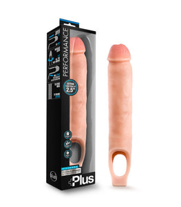 Performance Plus Silicone Cock Sheath Penis Extender Vanilla 10
