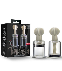 Temptasia Clit & Nipple Twist Large Suckers Set Of 2 Clear Default Title