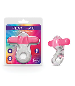 Play With Me Delight Vibrating C-ring Blue