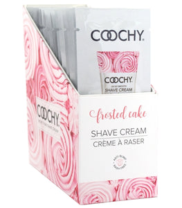 Coochy Shave Cream Frosted Cake Foil 15 Ml 24pc Display Default Title
