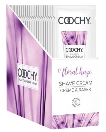 Coochy Shave Cream Floral Haze Foil 15 Ml 24pc Display Default Title