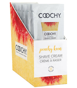 Coochy Shave Cream Peachy Keen Foil 15ml 24pc Display Default Title
