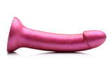 Simply Sweet 7 In Metallic Silicone Dildo