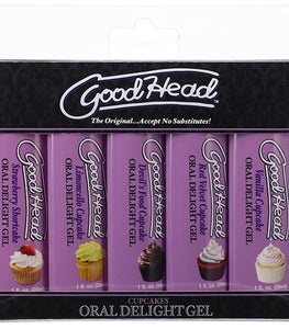 Goodhead Oral Delight Gel 5 Pk Cupcakes Default Title