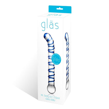 Glas Mr. Swirly 6.5 G-spot Glass Dildo 