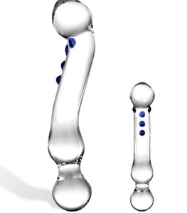 Glas 6 Curved G-spot Glass Dildo 