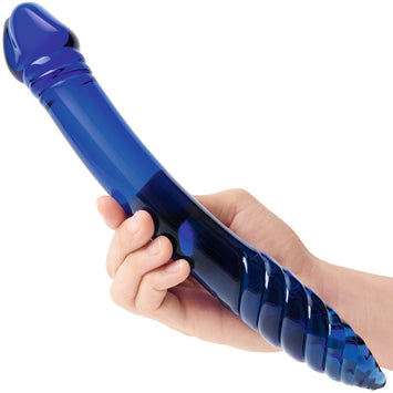 Glas 11in Double-sided Glass Dildo W/ Handle Grip Default Title