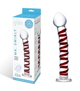 Glas Mr Swirly Spiral Glass Dildo Default Title
