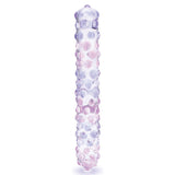 Glas 9 Purple Rose Nubby Dildo " Default Title