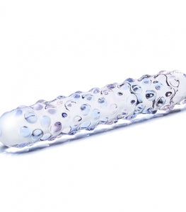 Glas Purple Rose Nubby Dildo Default Title