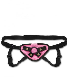 Velvet Knit Strap On Harness Pink Default Title