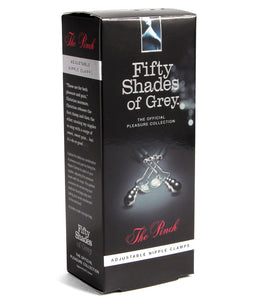 Fifty Shades Adjustable Nipple Clamps Default Title