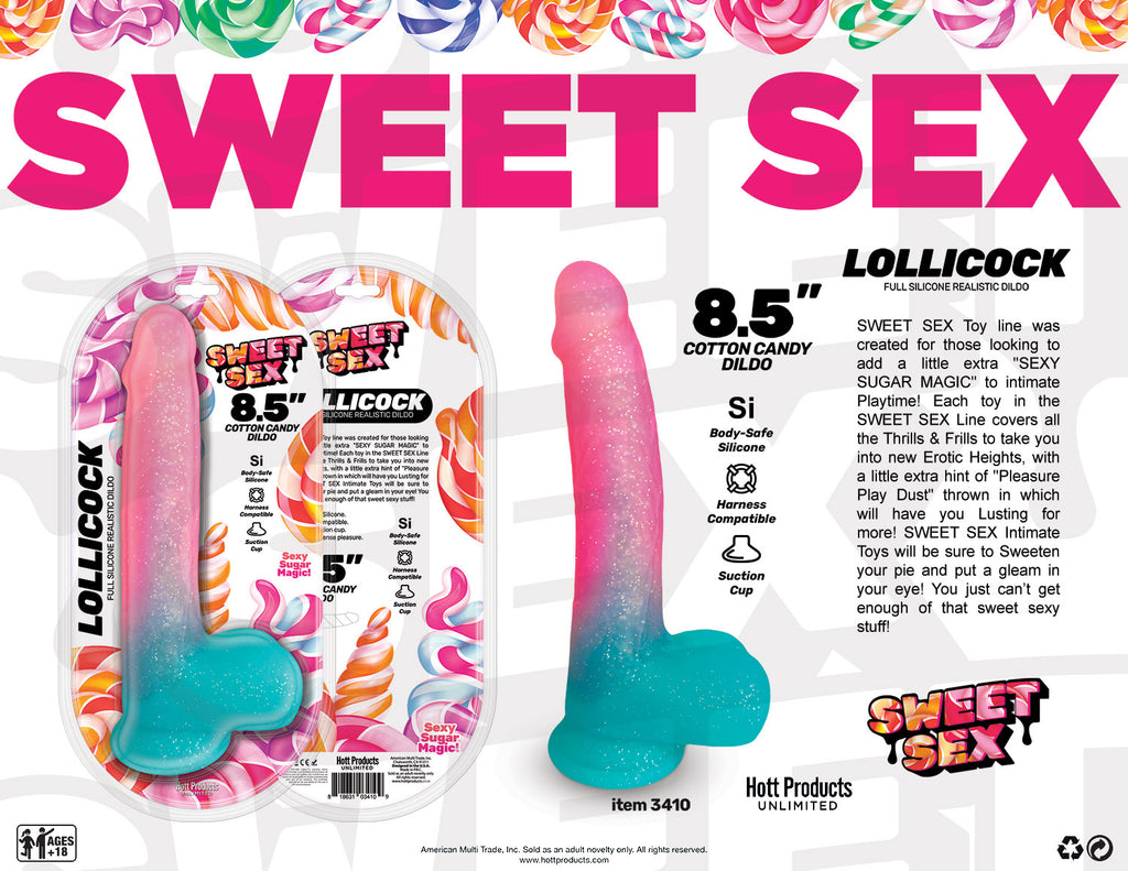 Sweet Sex Lollicock 8.5in Dildo Default Title