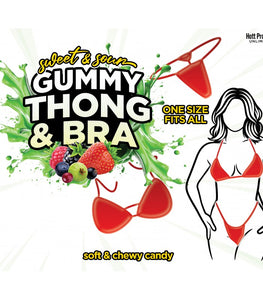 Sweet & Sour Gummy Thong & Bra Set Default Title