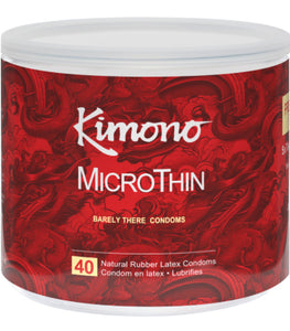 Kimono Microthin Ultra Thin 40 Ct Fishbowl Default Title