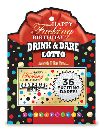 Happy Fucking Birthday Lotto Cards Default Title