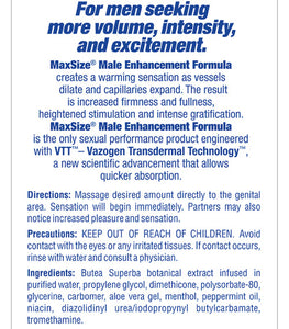 Max Size Cream Pack Sold By Eaches Default Title